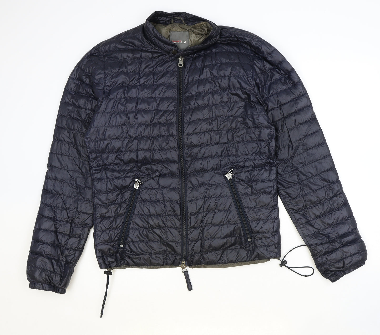Duvetica Womens Blue Quilted Jacket Size 20 Zip