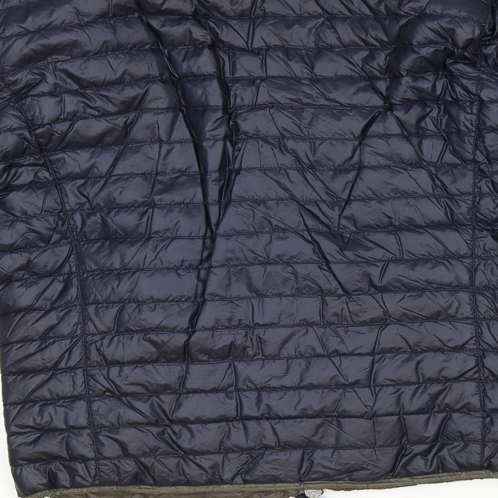 Duvetica Womens Blue Quilted Jacket Size 20 Zip