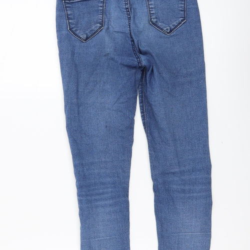 SheIn Womens Blue Cotton Skinny Jeans Size XS L24 in Regular Button