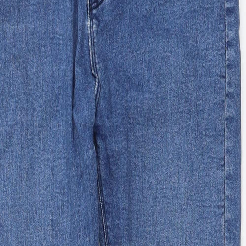SheIn Womens Blue Cotton Skinny Jeans Size XS L24 in Regular Button