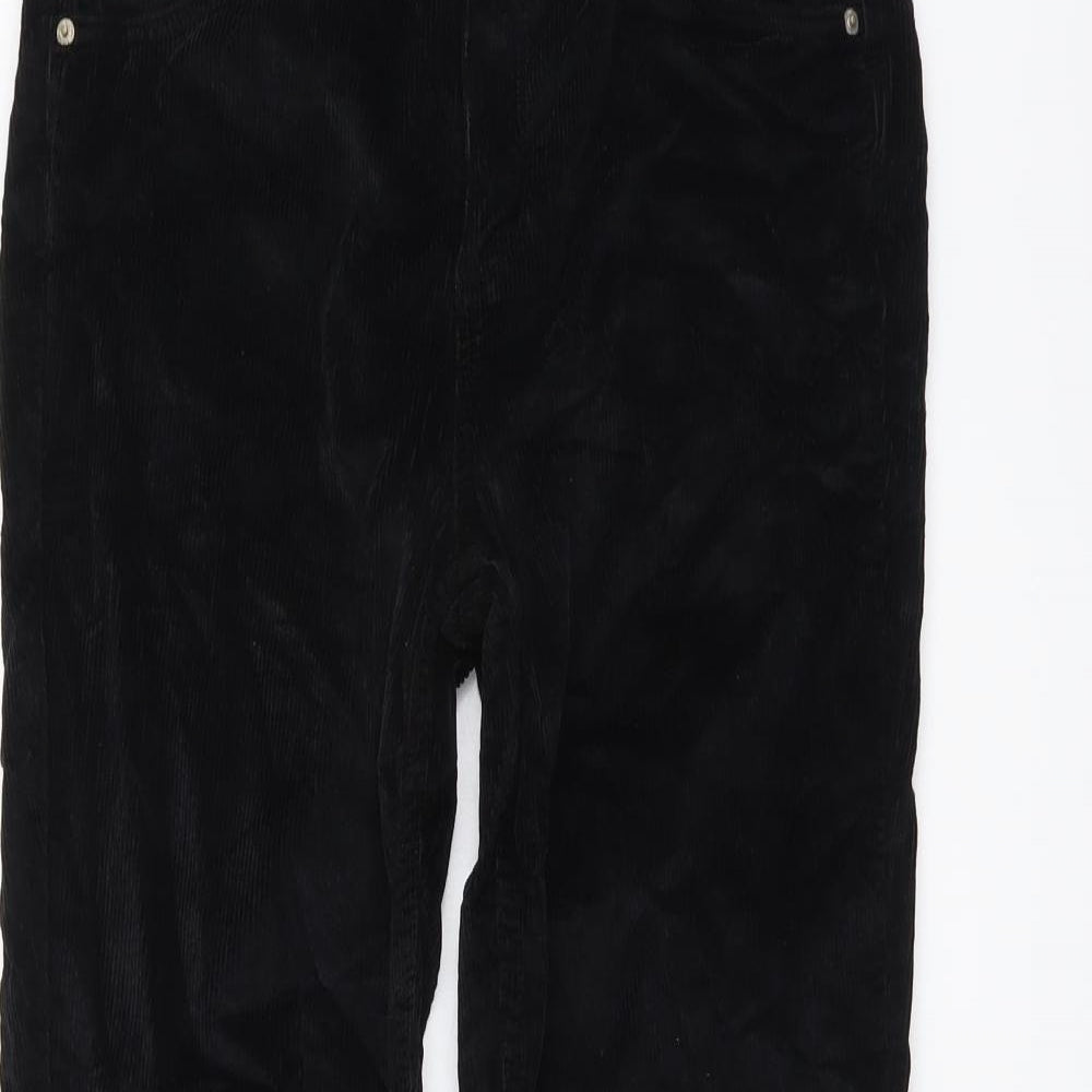 BDG Womens Black Cotton Trousers Size 29 in L30 in Regular Button