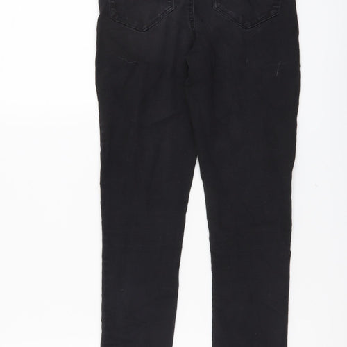 Denim & Co. Womens Grey Cotton Skinny Jeans Size 10 L25 in Regular Button