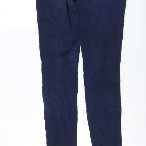 Gap Womens Blue Cotton Skinny Jeans Size 28 in L32 in Regular Button