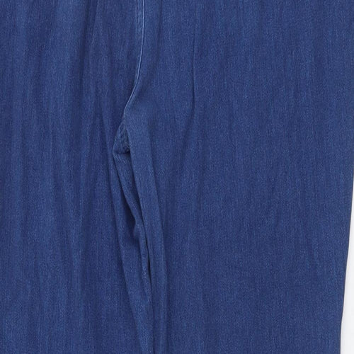 NEXT Womens Blue Cotton Jegging Jeans Size 18 L27 in Regular