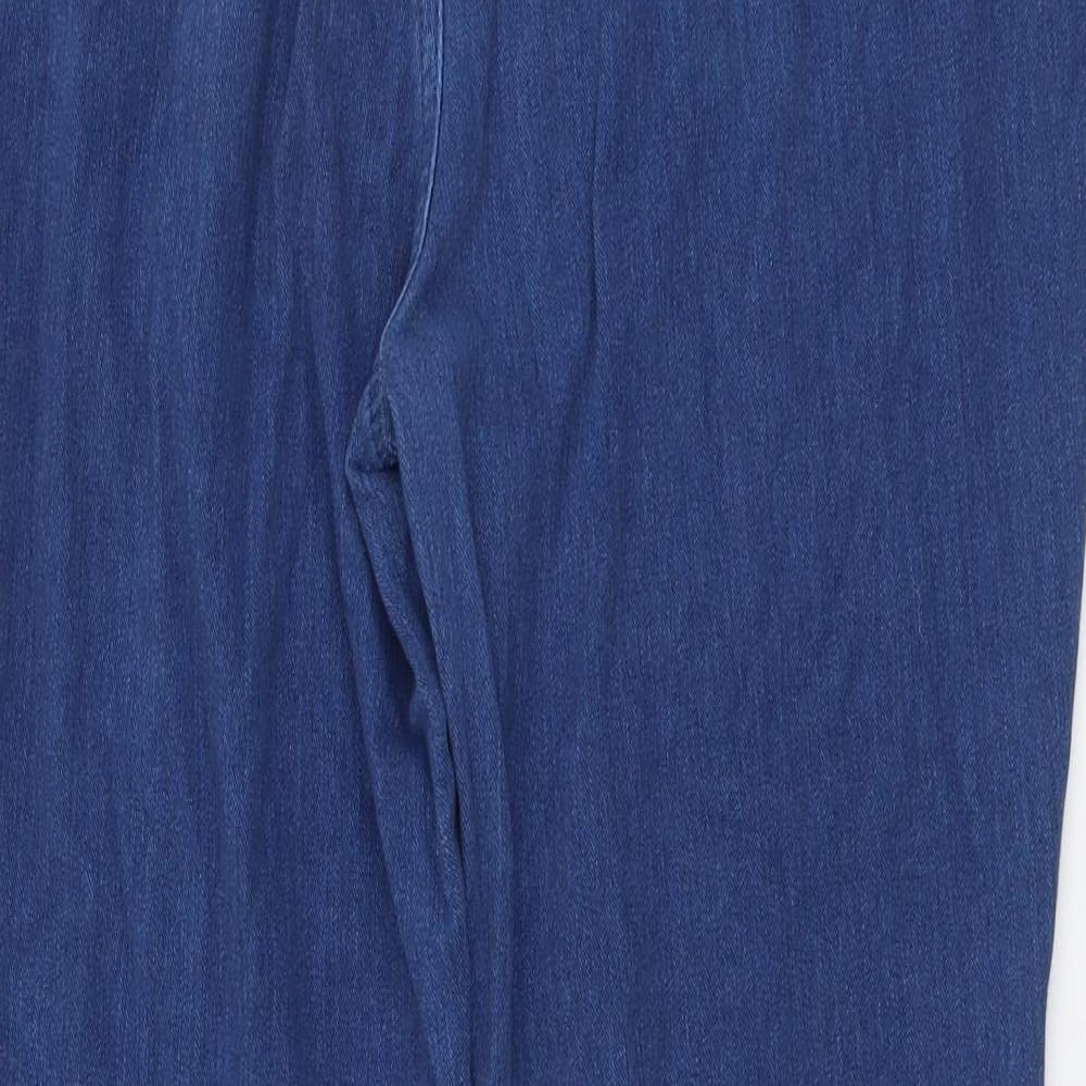 NEXT Womens Blue Cotton Jegging Jeans Size 18 L27 in Regular