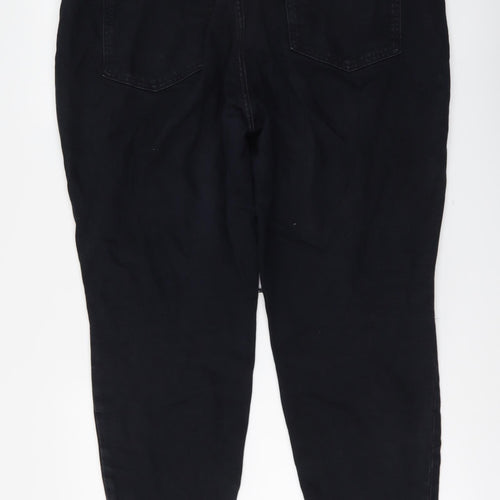 Old Navy Womens Blue Cotton Straight Jeans Size 18 L28 in Regular Button