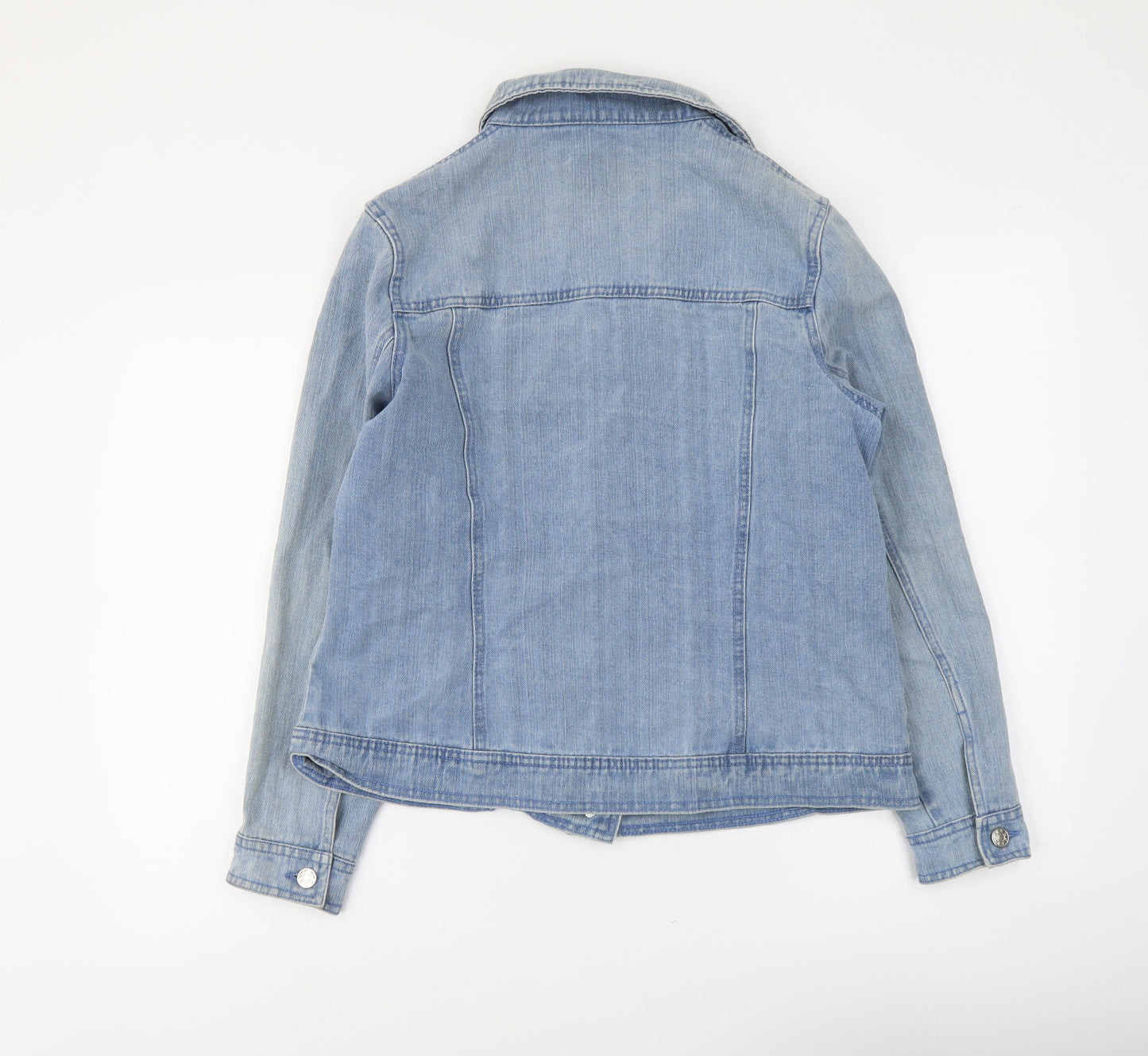 Country Rose Womens Blue Jacket Size 14 Button
