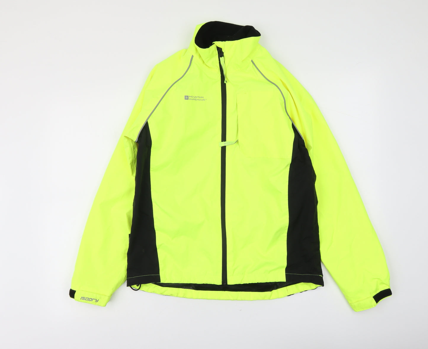 Mountain Warehouse Boys Yellow Windbreaker Jacket Size 13 Years Zip