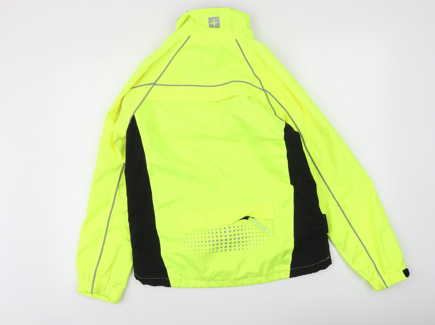 Mountain Warehouse Boys Yellow Windbreaker Jacket Size 13 Years Zip