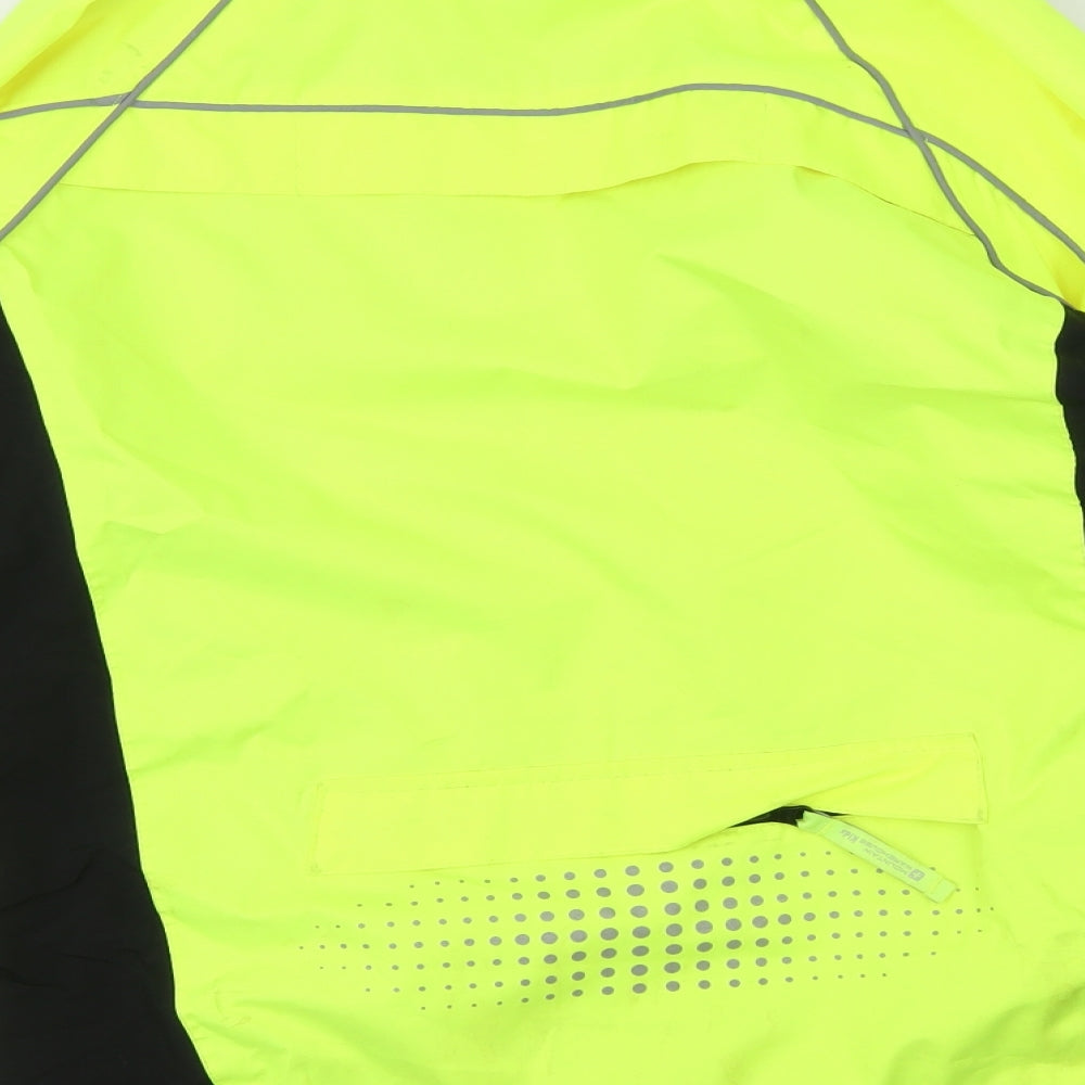 Mountain Warehouse Boys Yellow Windbreaker Jacket Size 13 Years Zip
