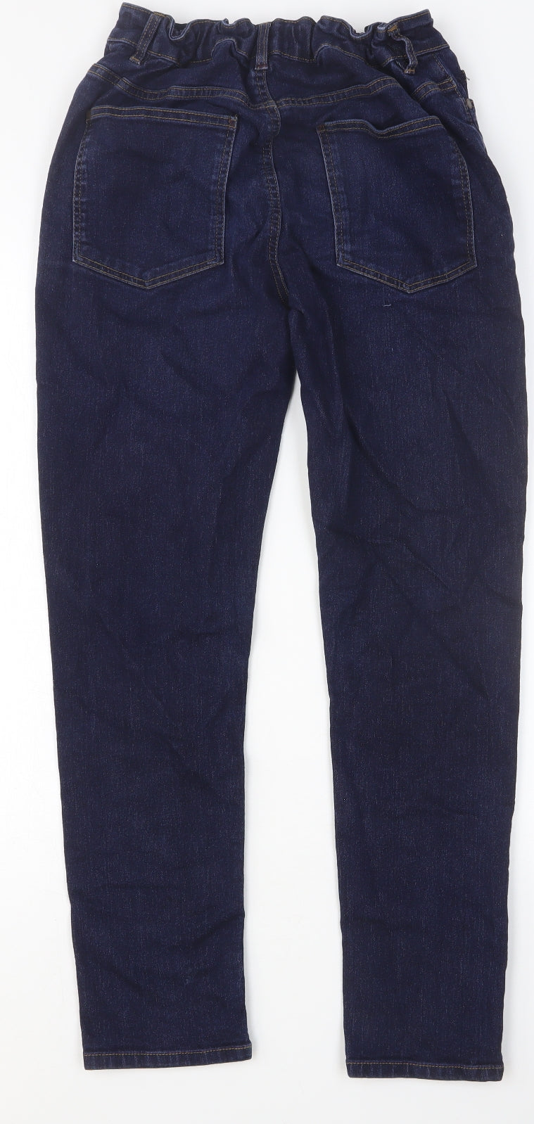 NEXT Girls Blue Cotton Skinny Jeans Size 15 Years Regular Button
