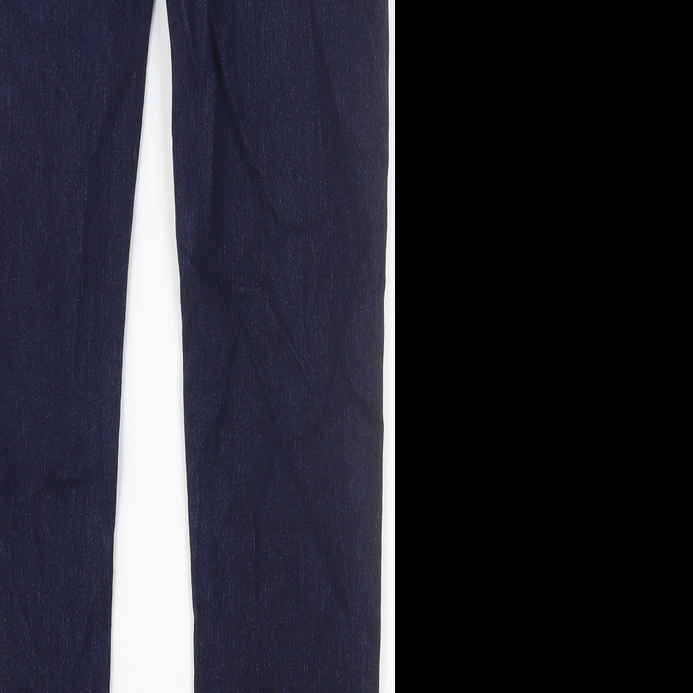 NEXT Girls Blue Cotton Skinny Jeans Size 15 Years Regular Button
