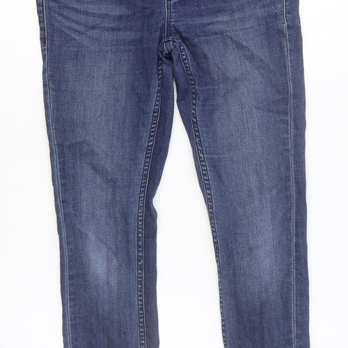 H&M Womens Black Cotton Skinny Jeans Size S Regular