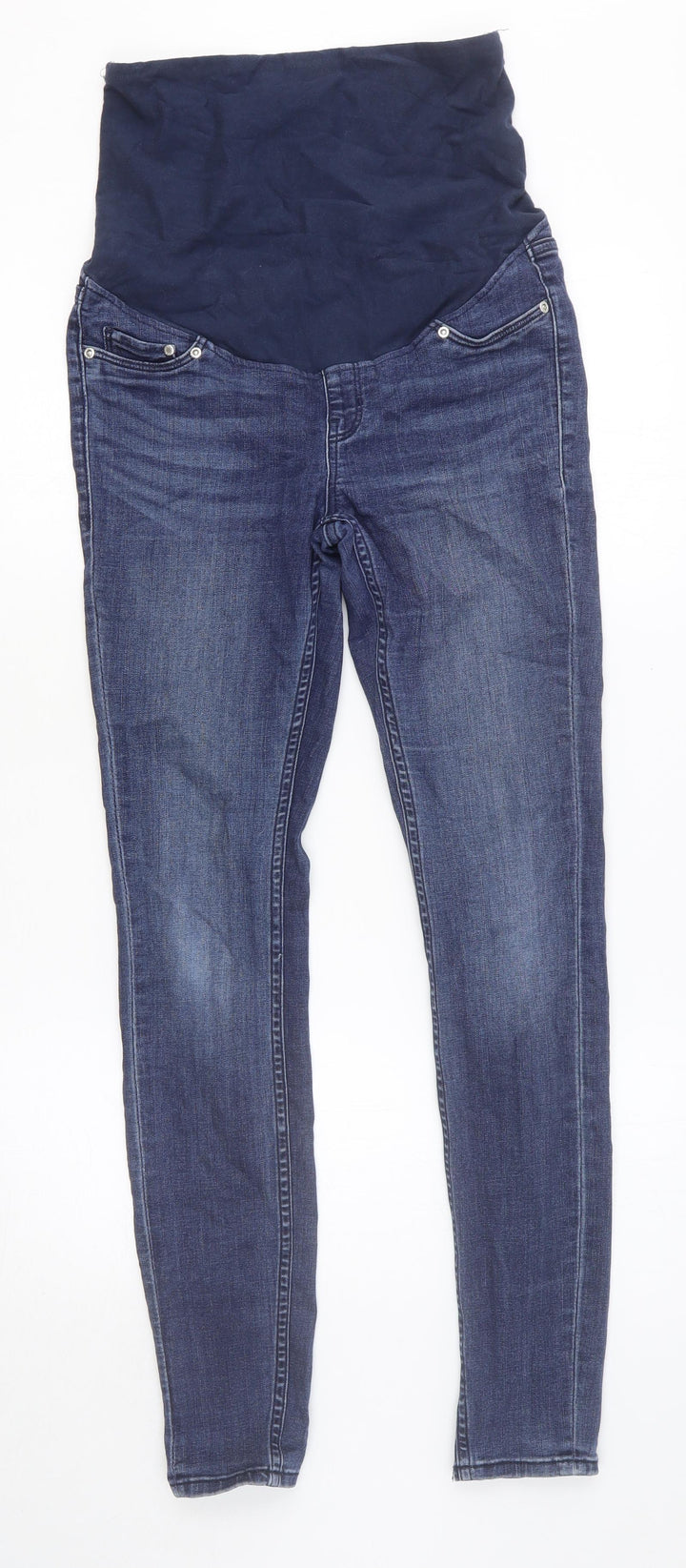 H&M Womens Black Cotton Skinny Jeans Size S Regular