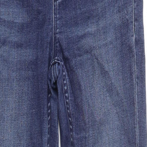H&M Womens Black Cotton Skinny Jeans Size S Regular