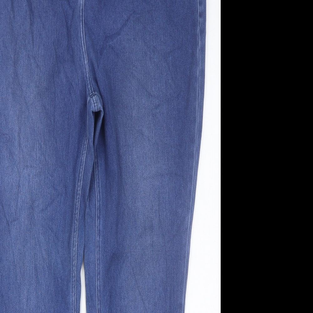 NEXT Womens Blue Cotton Skinny Jeans Size 16 Regular