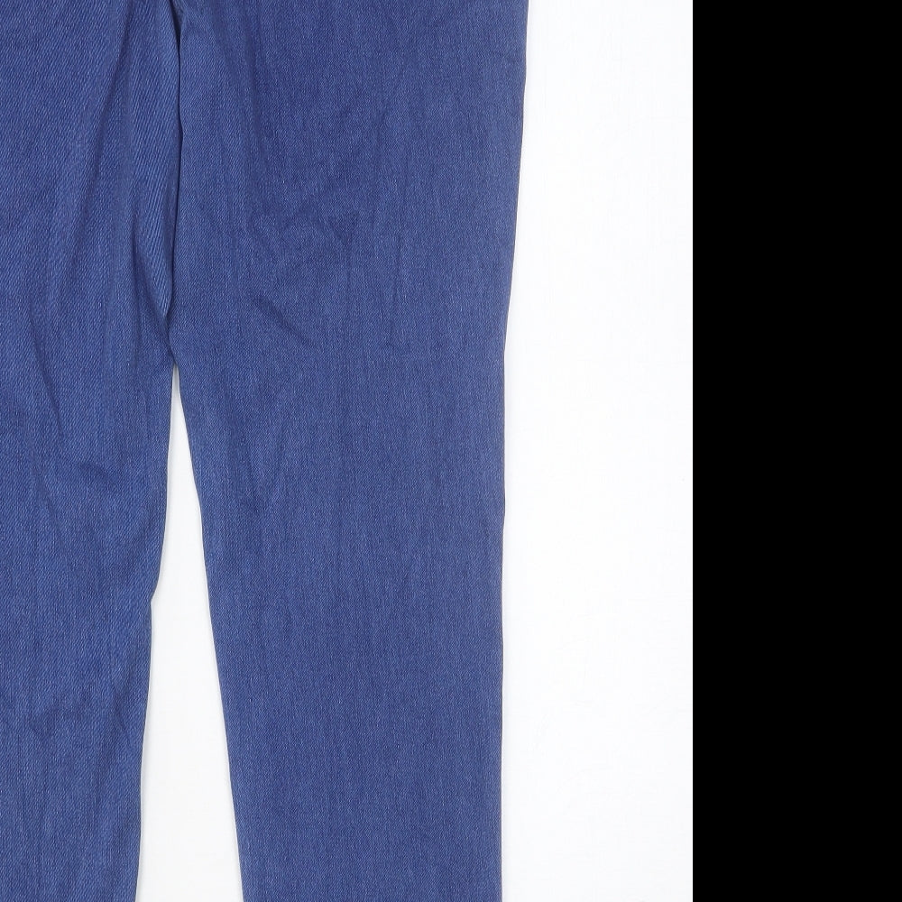 NEXT Womens Blue Cotton Skinny Jeans Size 16 Regular