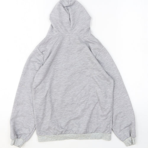 Preworn Boys Grey Polyester Pullover Hoodie Size 11-12 Years Pullover - Fortnite