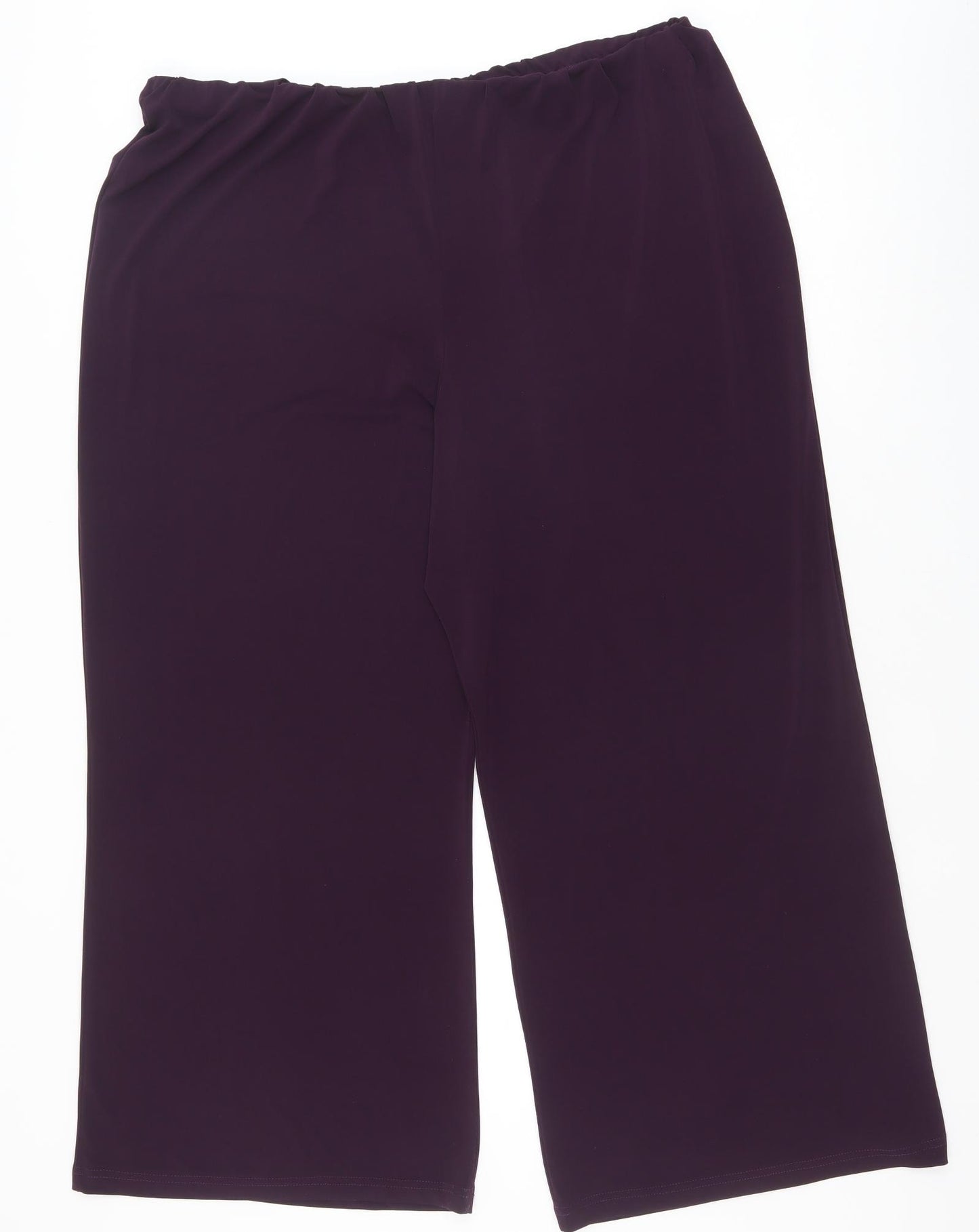 Joanna Hope Womens Purple Polyester Trousers Size 26 Regular