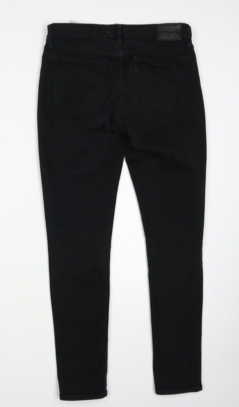 Signature by Levi Strauss & Co. Womens Black Cotton Skinny Jeans Size 29 in Regular Zip