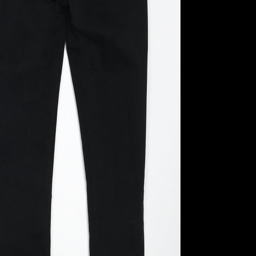 Signature by Levi Strauss & Co. Womens Black Cotton Skinny Jeans Size 29 in Regular Zip