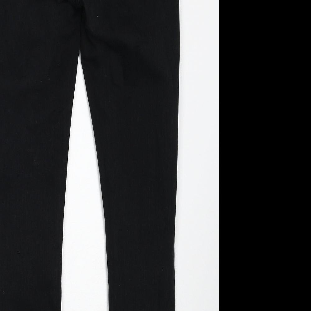 Signature by Levi Strauss & Co. Womens Black Cotton Skinny Jeans Size 29 in Regular Zip