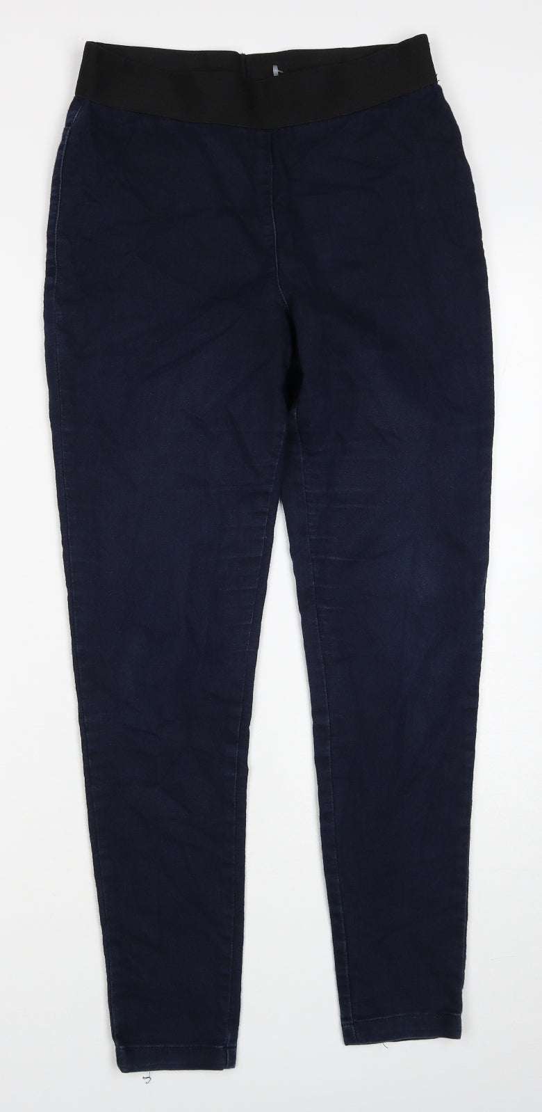 Marks and Spencer Womens Blue Cotton Jegging Jeans Size 12 Regular