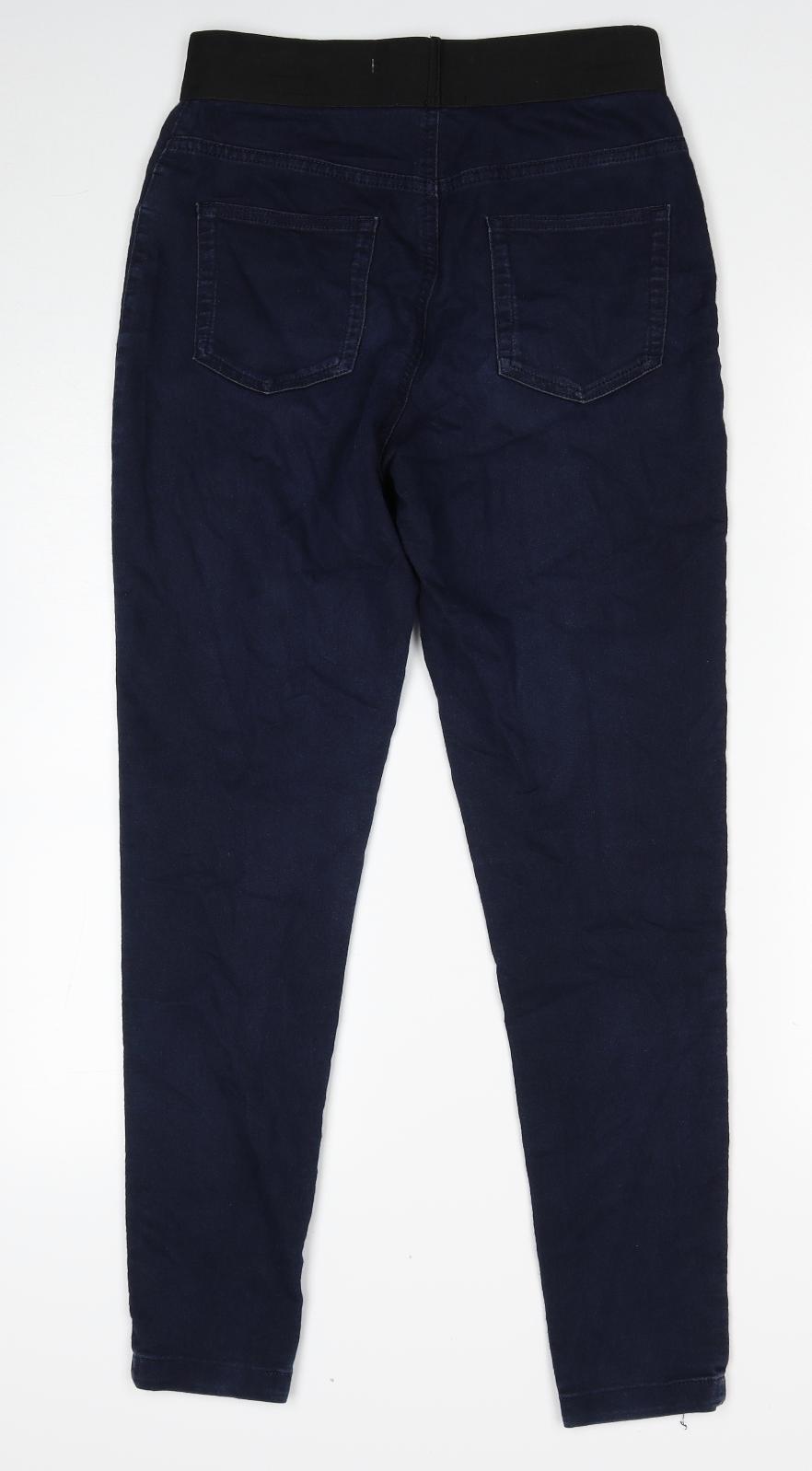 Marks and Spencer Womens Blue Cotton Jegging Jeans Size 12 Regular