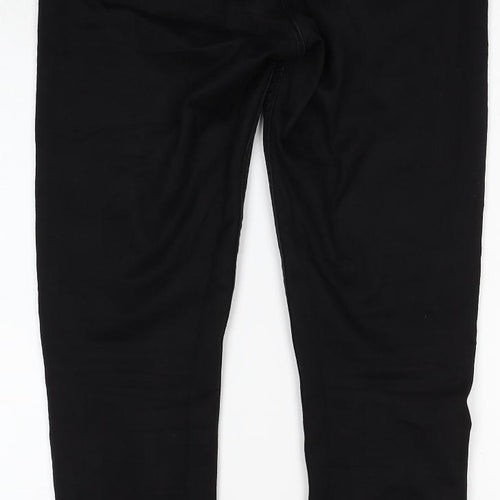 Monki Womens Black Cotton Skinny Jeans Size 31 in Regular Zip