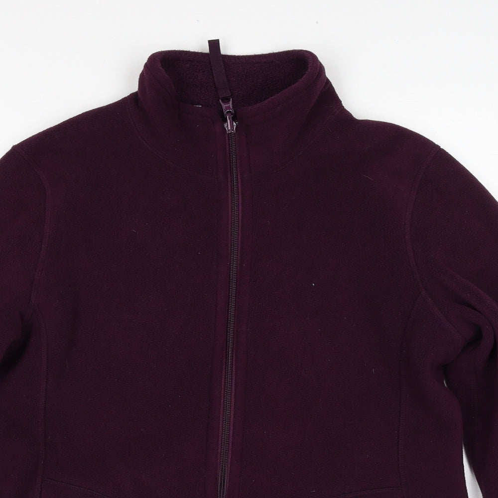 Uniqlo Womens Purple Jacket Size M Zip