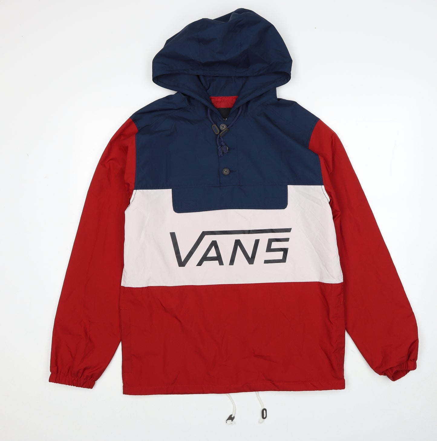 VANS Mens Red Anorak Coat Size S