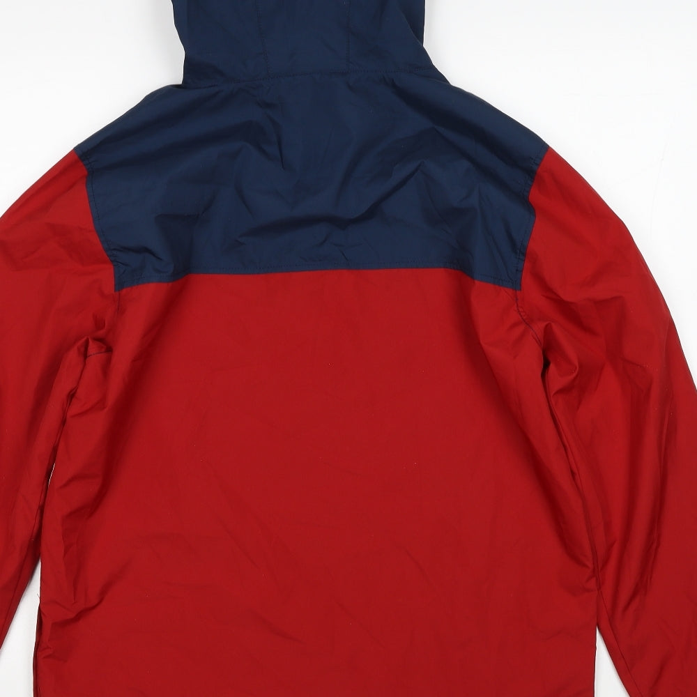 VANS Mens Red Anorak Coat Size S