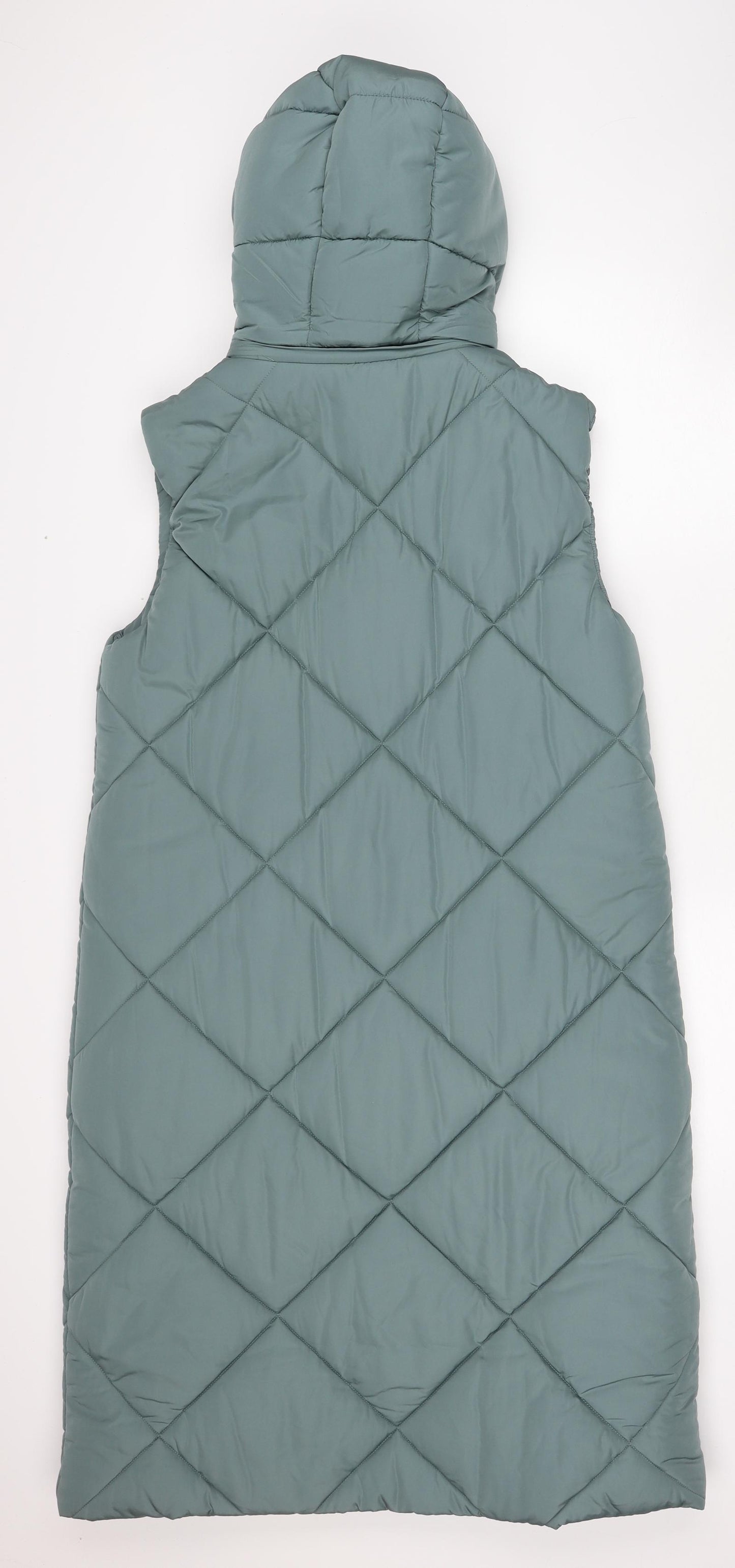 Marks and Spencer Womens Blue Gilet Jacket Size 12 Zip