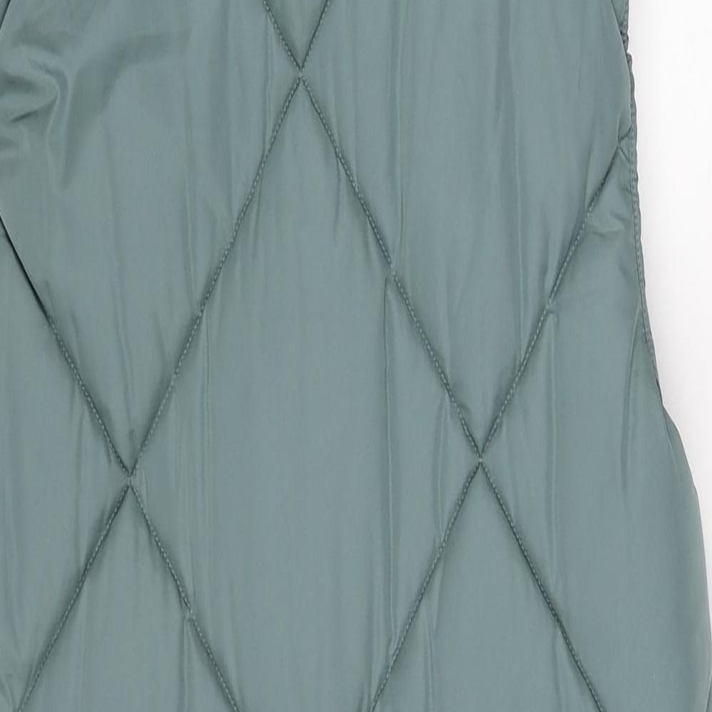 Marks and Spencer Womens Blue Gilet Jacket Size 12 Zip