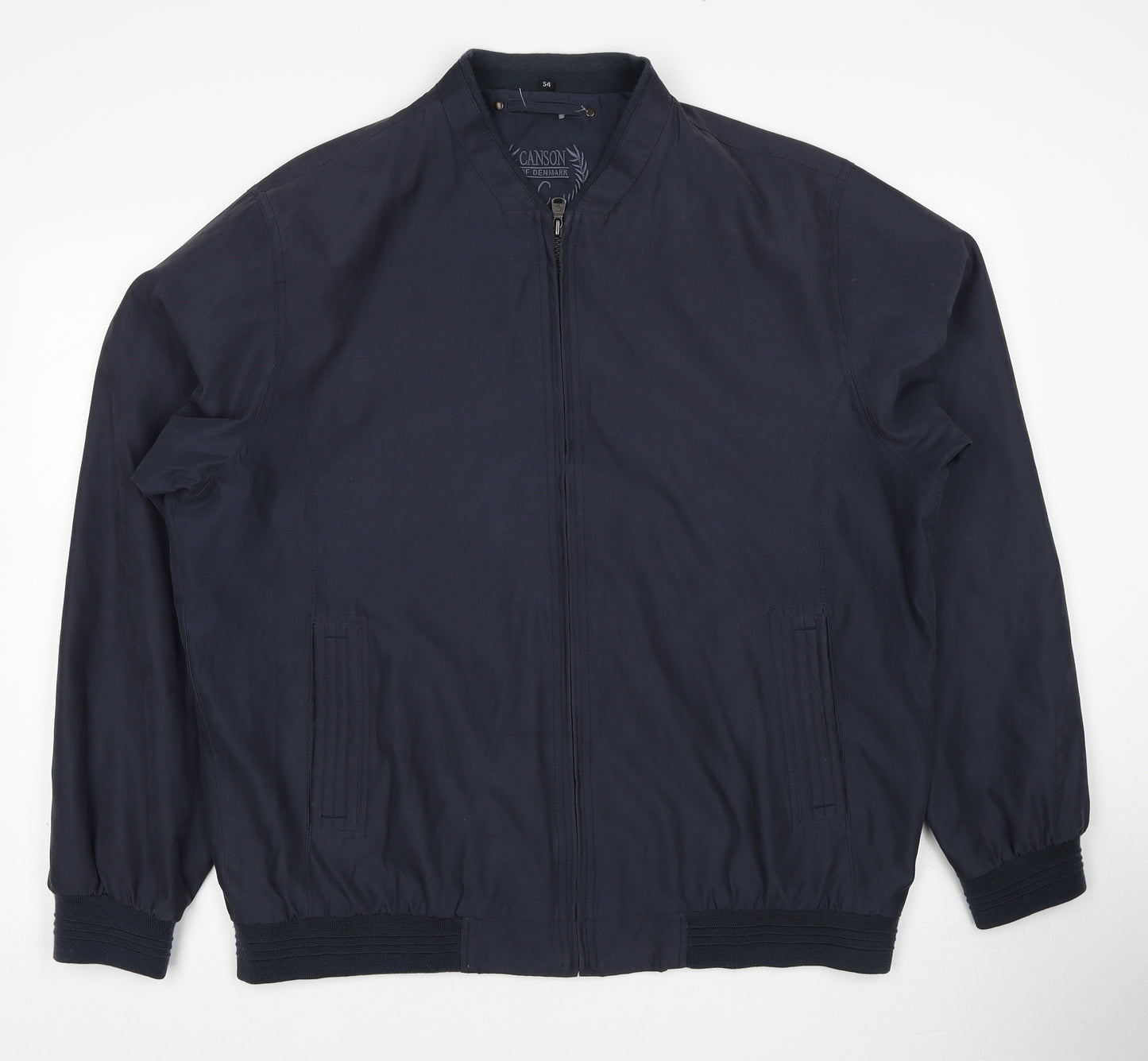 Canson Of Denmark Mens Blue Jacket Size XL Zip