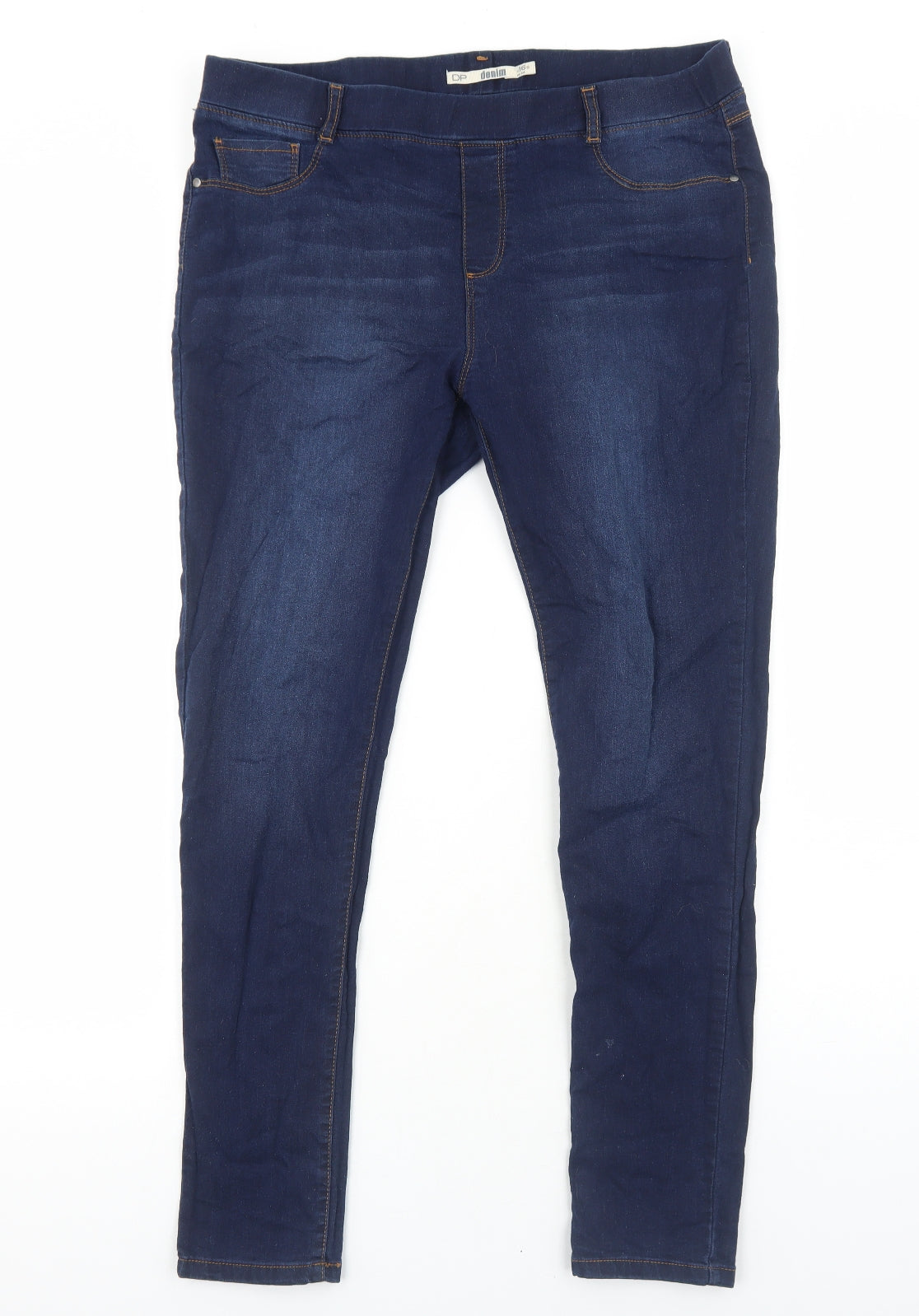 Dorothy Perkins Womens Blue Cotton Jegging Jeans Size 16 Regular