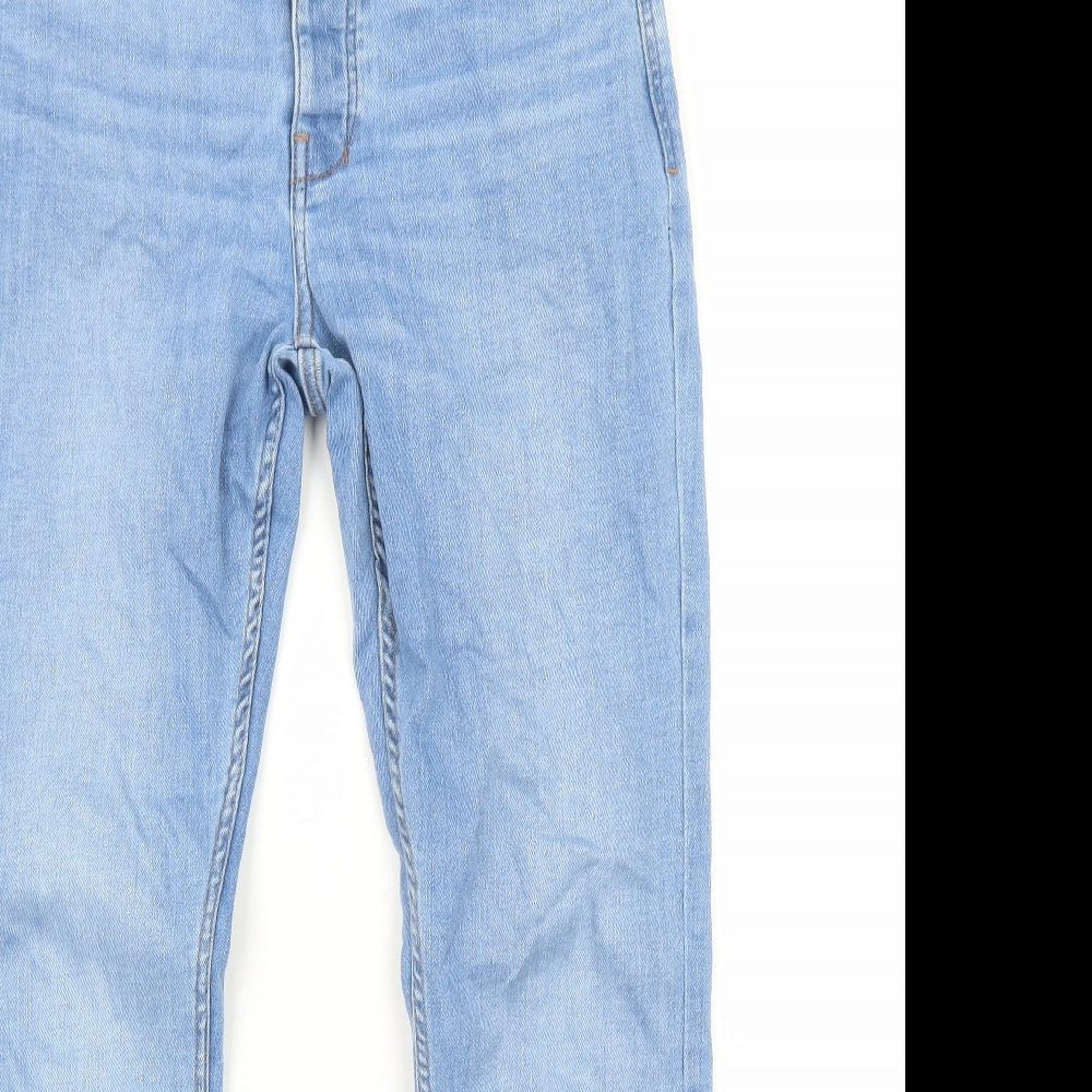 Primark Mens Blue Cotton Skinny Jeans Size L L30 in Regular Button