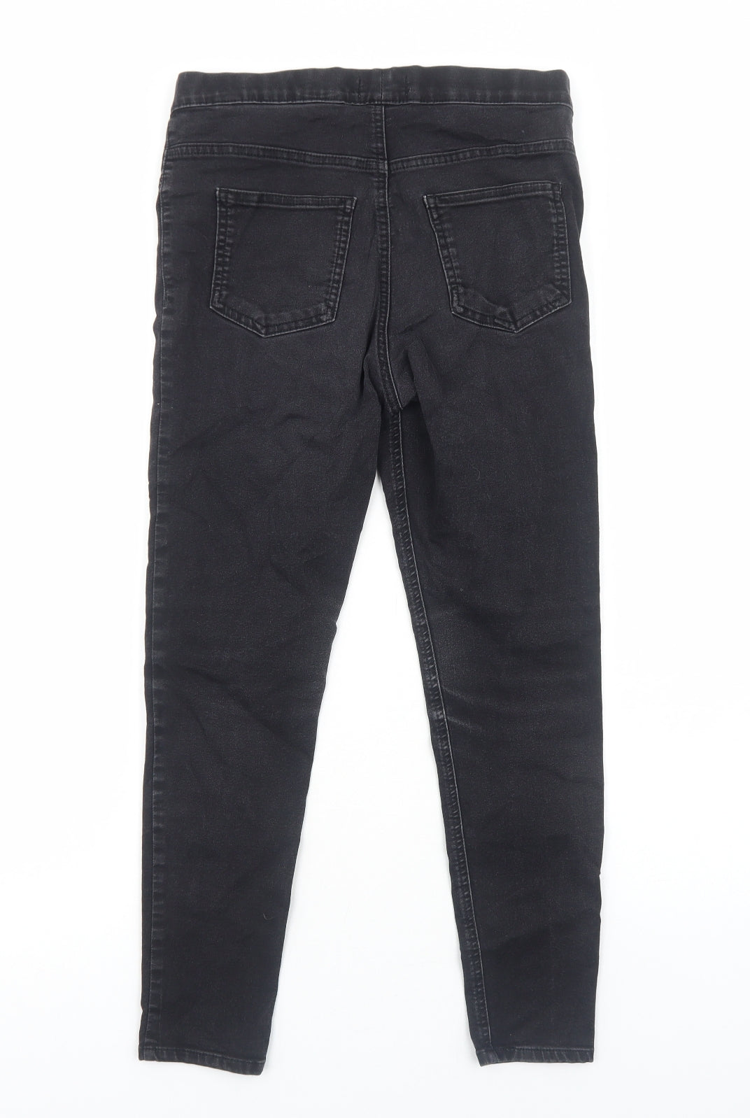 Marks and Spencer Womens Black Cotton Jegging Jeans Size 12 Regular