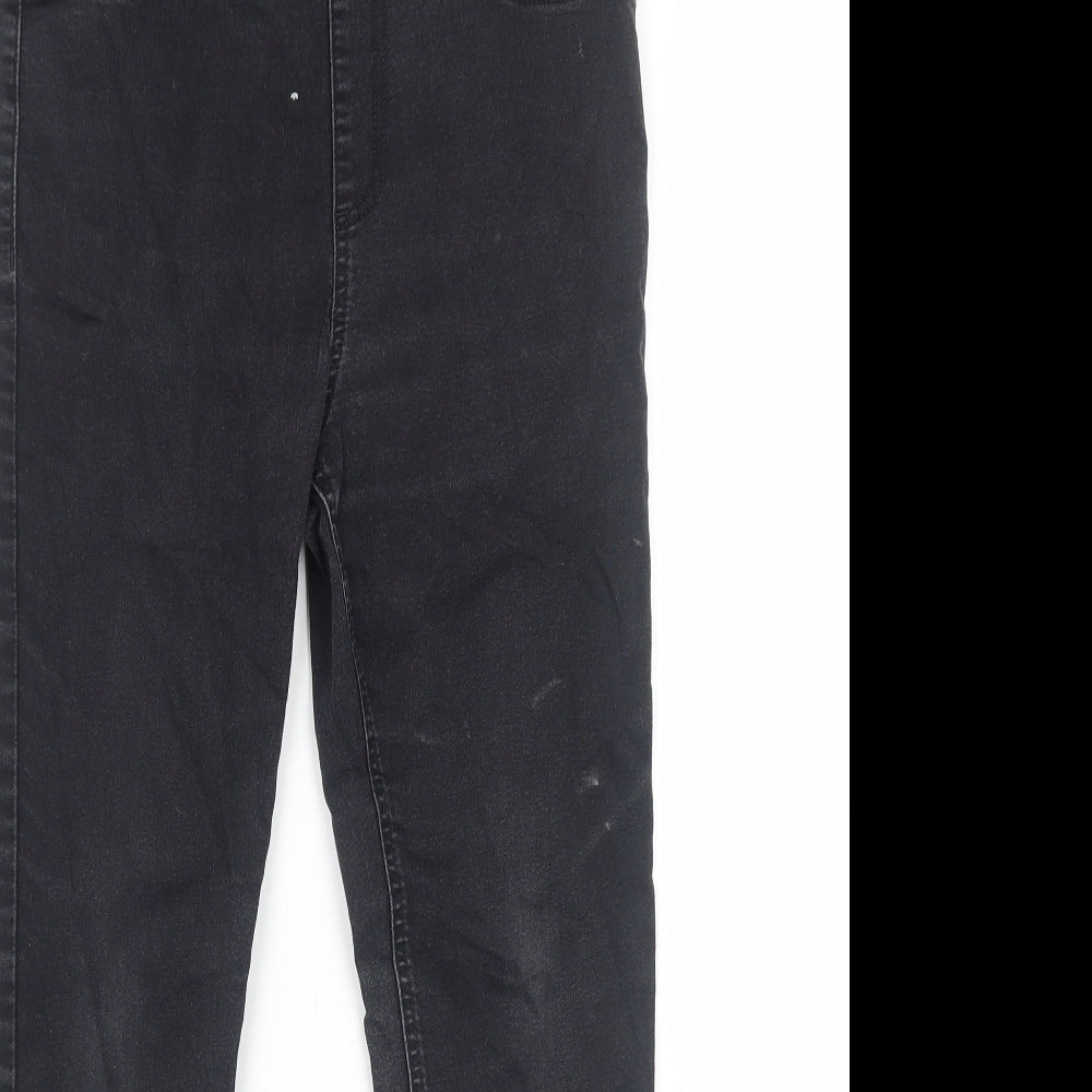 Marks and Spencer Womens Black Cotton Jegging Jeans Size 12 Regular