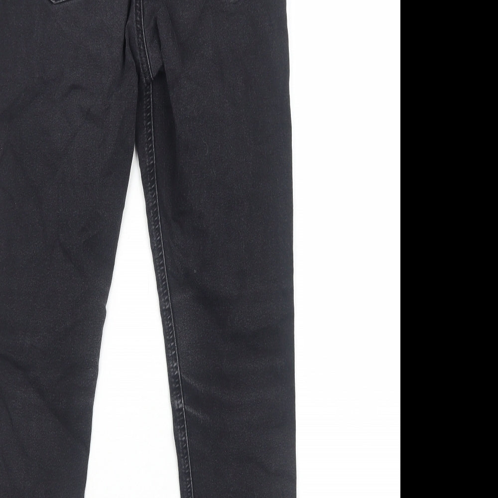 Marks and Spencer Womens Black Cotton Jegging Jeans Size 12 Regular
