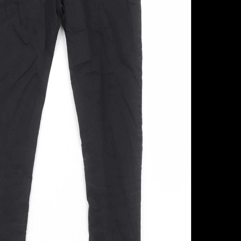 Dorothy Perkins Womens Black Cotton Jegging Jeans Size 14 Regular