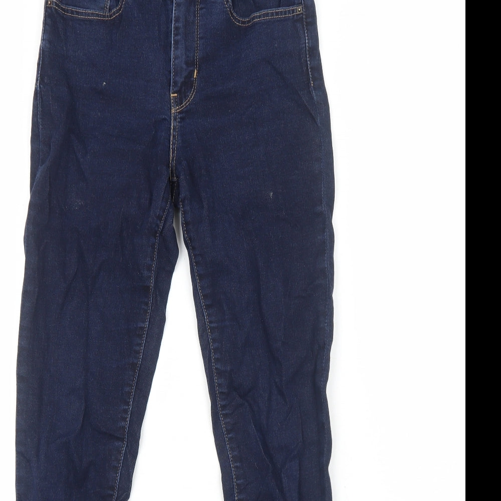 Levi's Womens Blue Cotton Skinny Jeans Size 8 Regular Zip