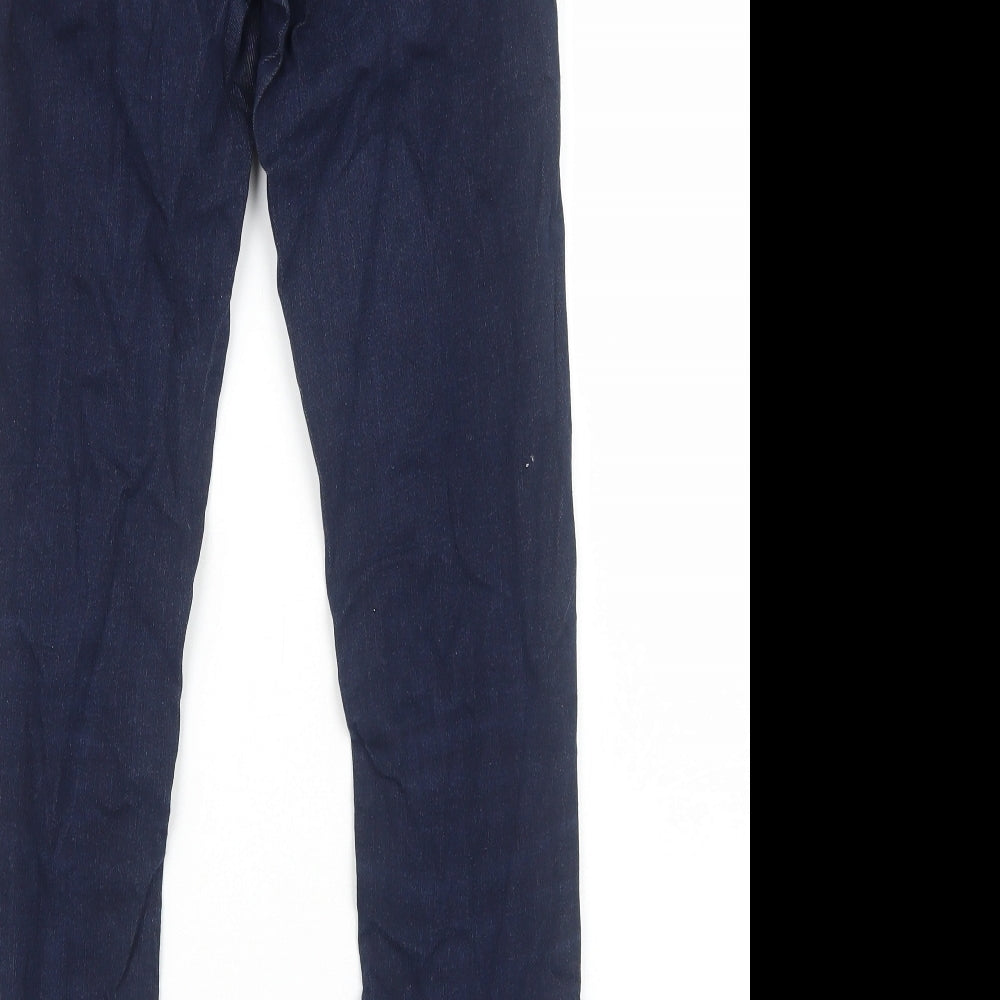 Levi's Womens Blue Cotton Skinny Jeans Size 8 Regular Zip