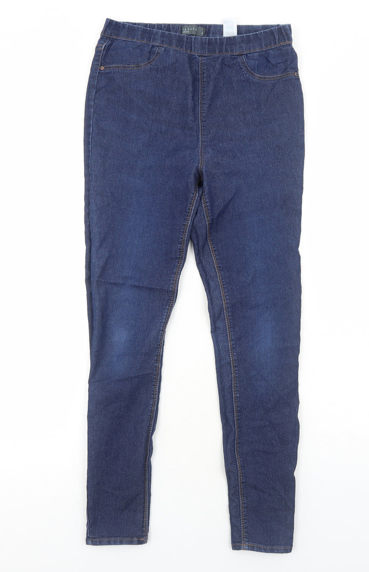 Papaya Womens Blue Cotton Jegging Jeans Size 8 Regular