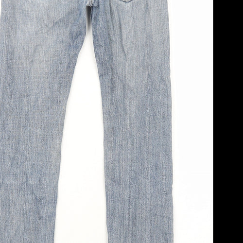 Signature by Levi Strauss & Co. Mens Blue Cotton Skinny Jeans Size XS L27 in Regular Zip