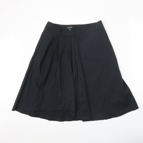 Episode Womens Black Cupro Tulip Skirt Size 10