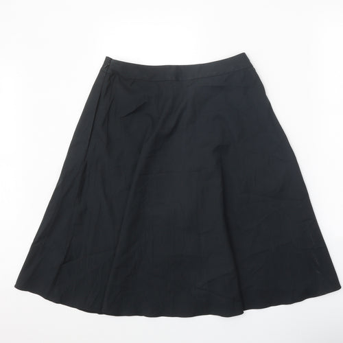 Episode Womens Black Cupro Tulip Skirt Size 10