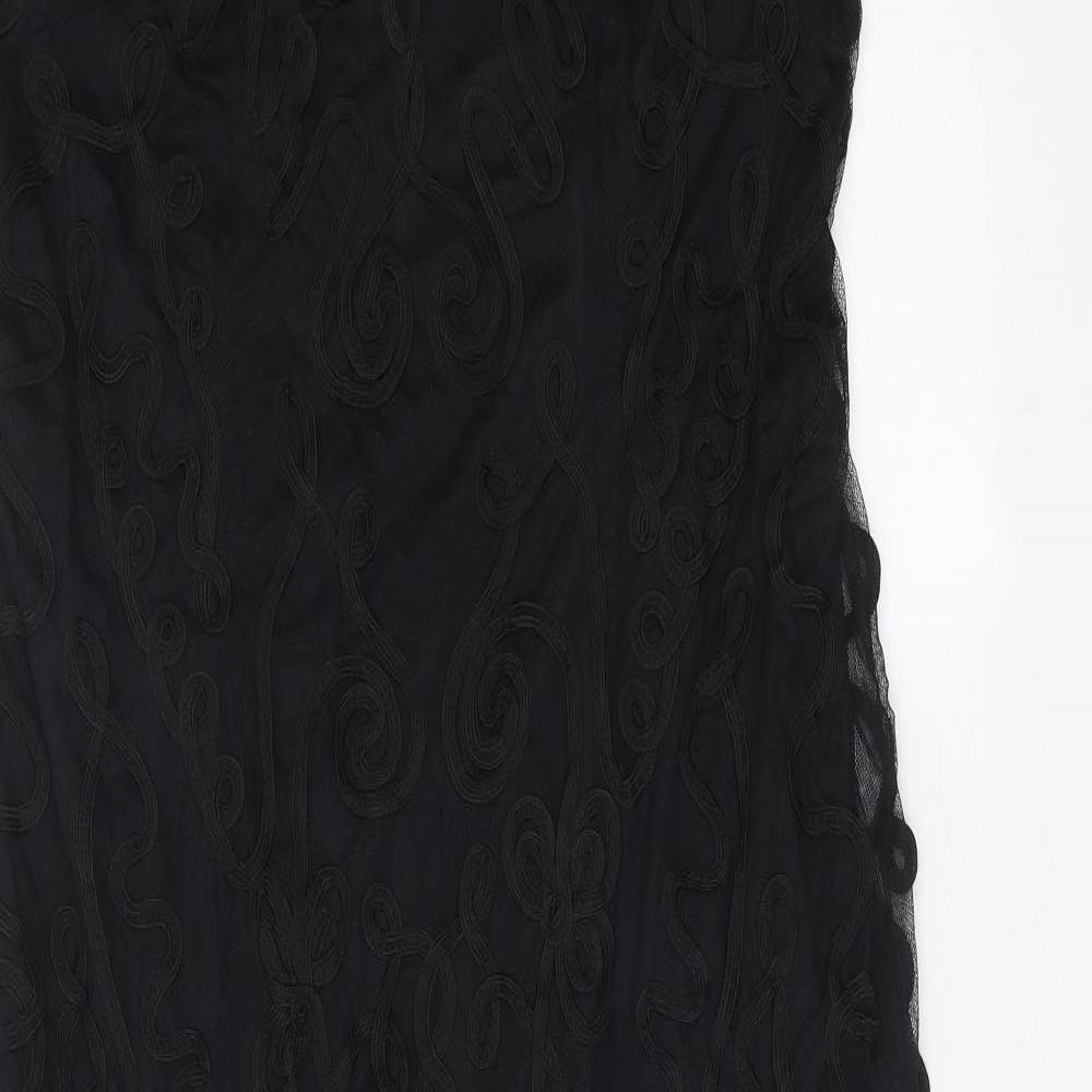 LTS Womens Black Polyester A-Line Size 20 Boat Neck Pullover