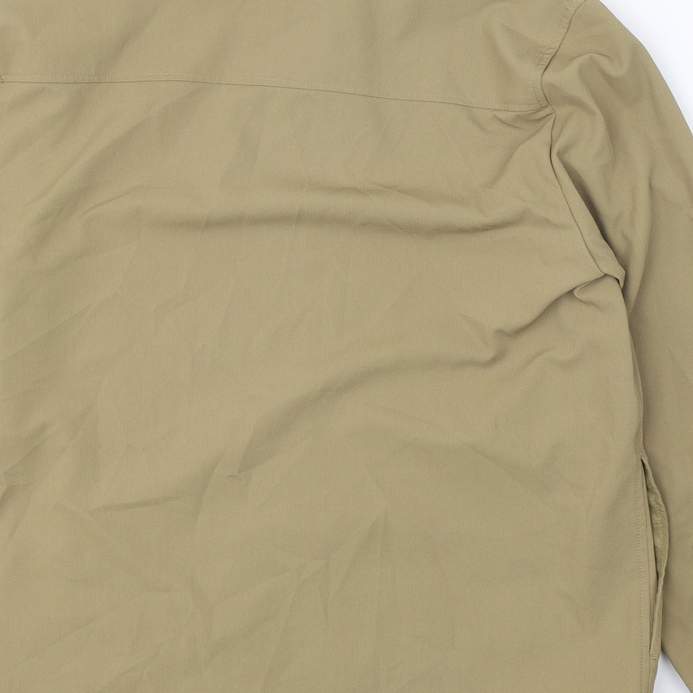 Zara Mens Beige Jacket Size XL Zip