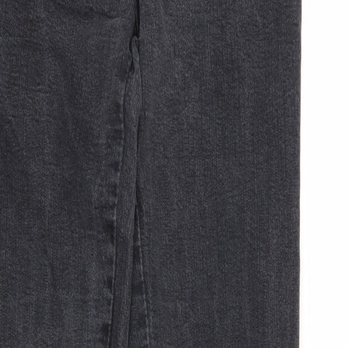 Denim & Co. Womens Black Cotton Skinny Jeans Size 10 Regular Zip
